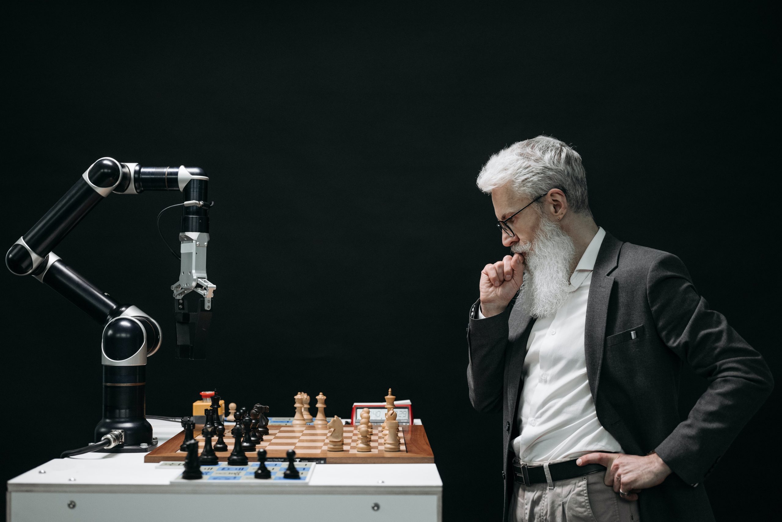 machine learning and playing chess with a human. this is the future